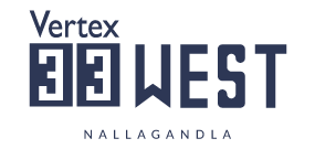 VERTEX 33 WEST Logo