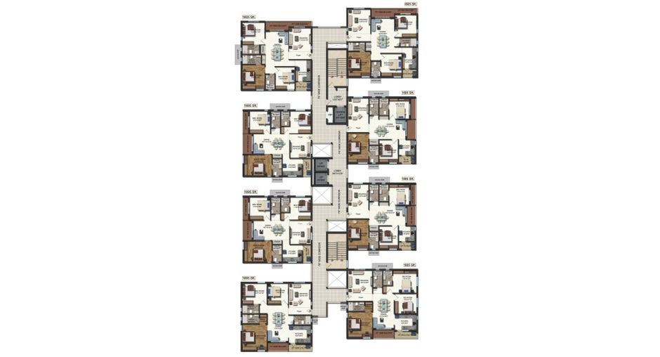 3 Bhk Apartments in Vijyawada - VERTEX PALACIA