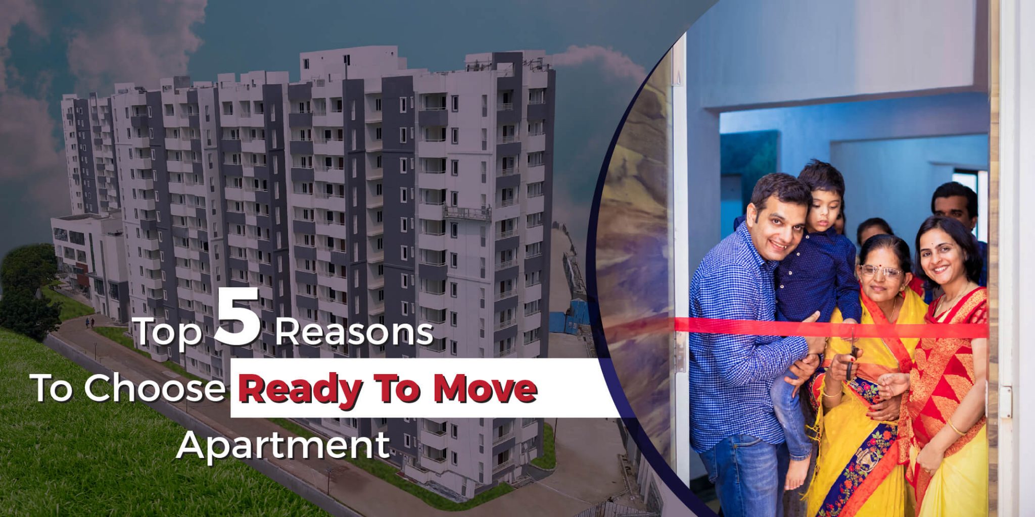 Top 5 reasons to choose ready to move apartment