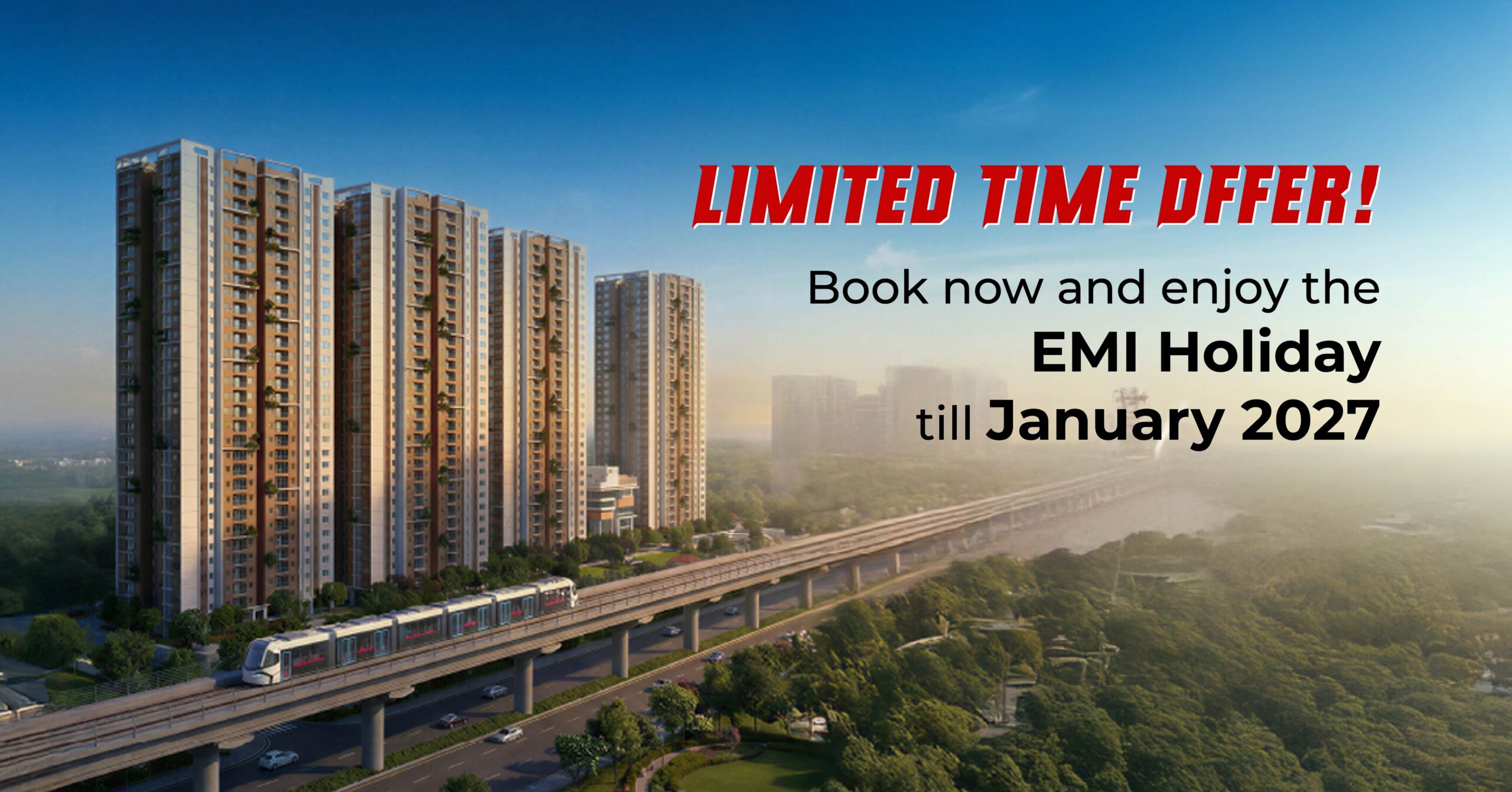 EMI Holiday Offer at Vertex Viraat Miyapur – Book Now