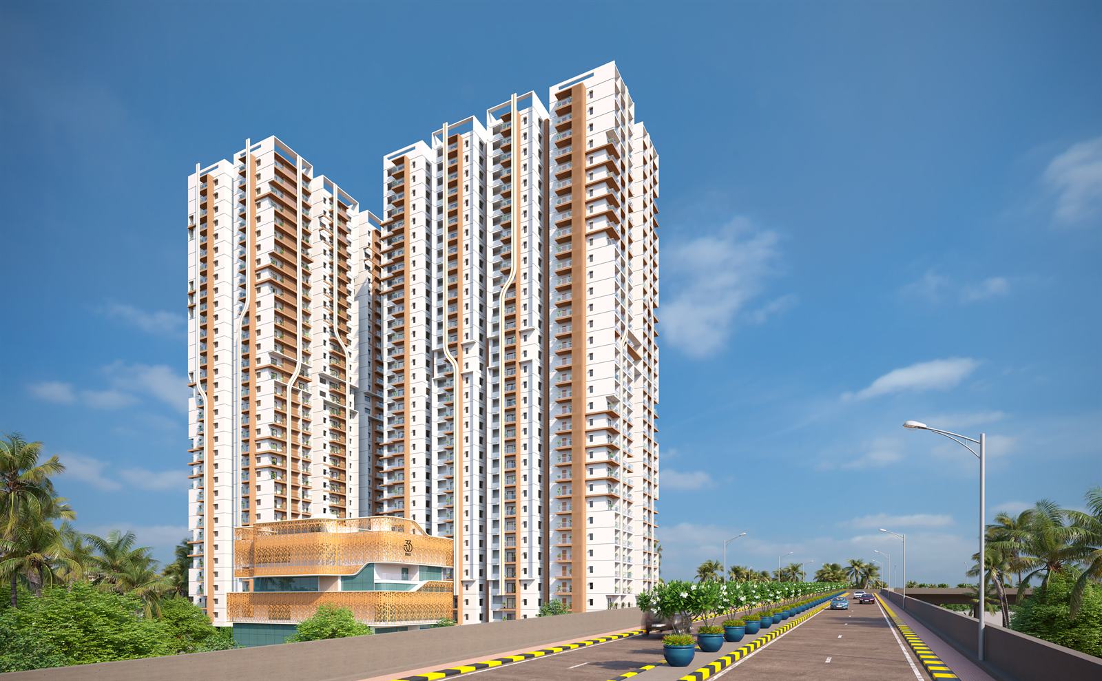Vertex 33 West apartments and flats in Nallagandla