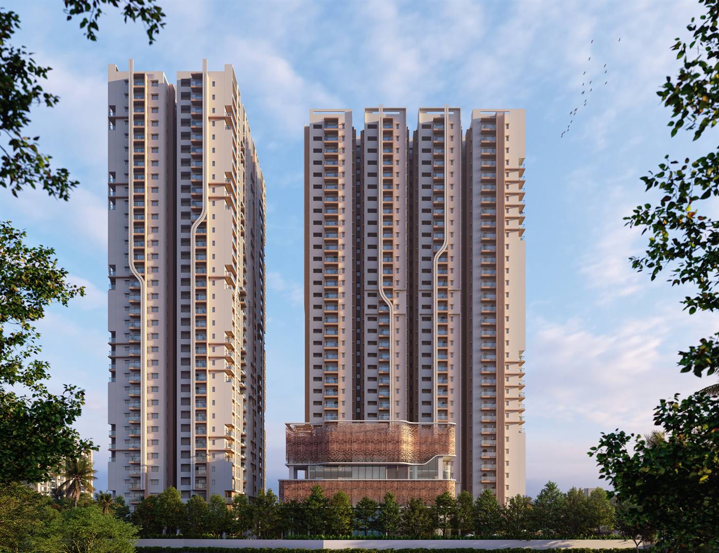 High rise apartments near Lingampally Hyderabad