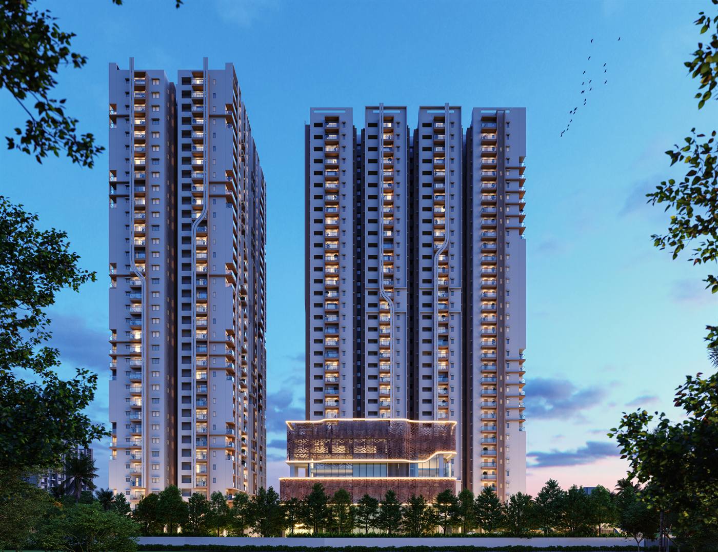 High rise 3 BHK apartments in Hyderabad