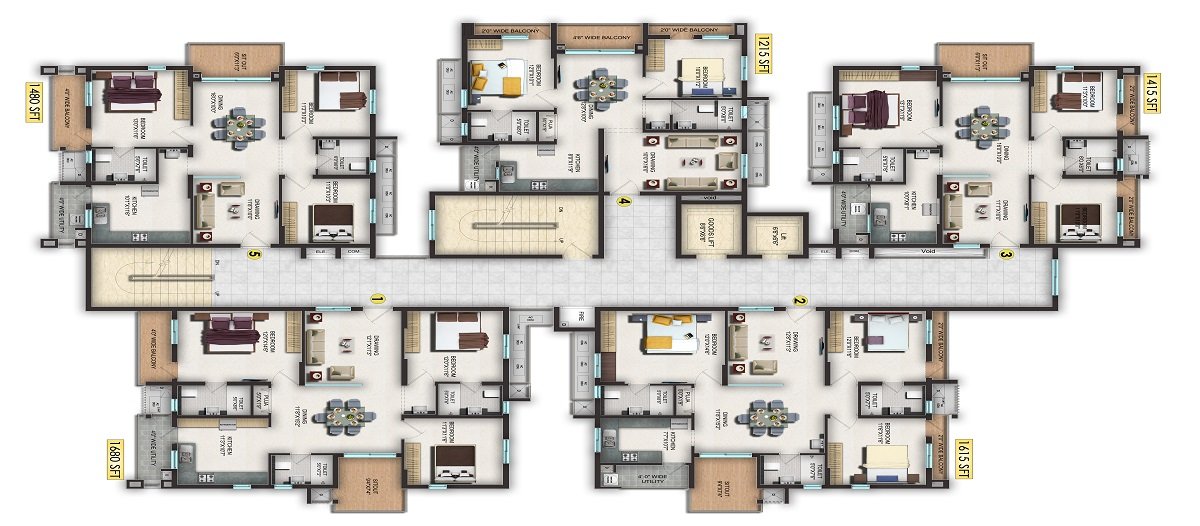 High Rise Apartment Building Floor Plans | Viewfloor.co